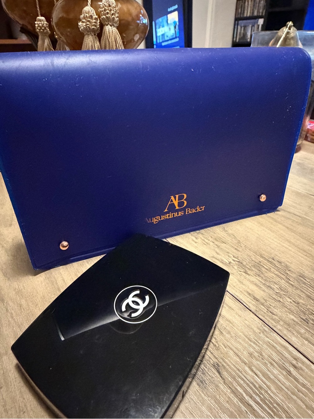 Augustinus Bader Navy Cosmetic Case